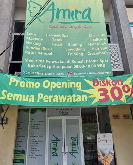 amyra beauty house pusat kecantikan dan salon muslimah