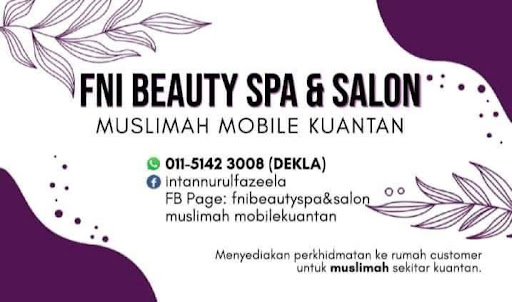 Salon Muslimah Fni beauty spa&salon muslimah mobile kuantan Salon Muslimah Fni beauty spa&salon muslimah mobile kuantan