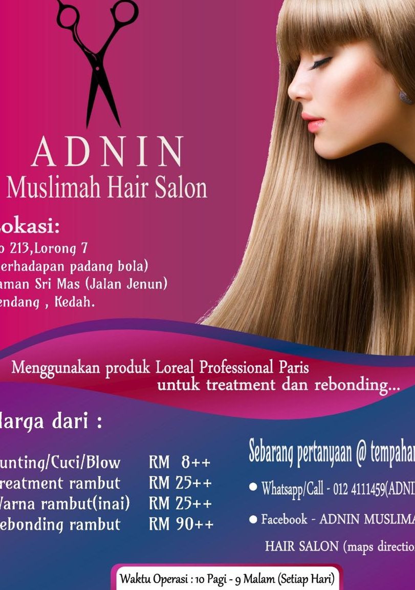 Hit Stylista Muslimah Salon Alor Setar 1 hit stylista muslimah salon alor setar